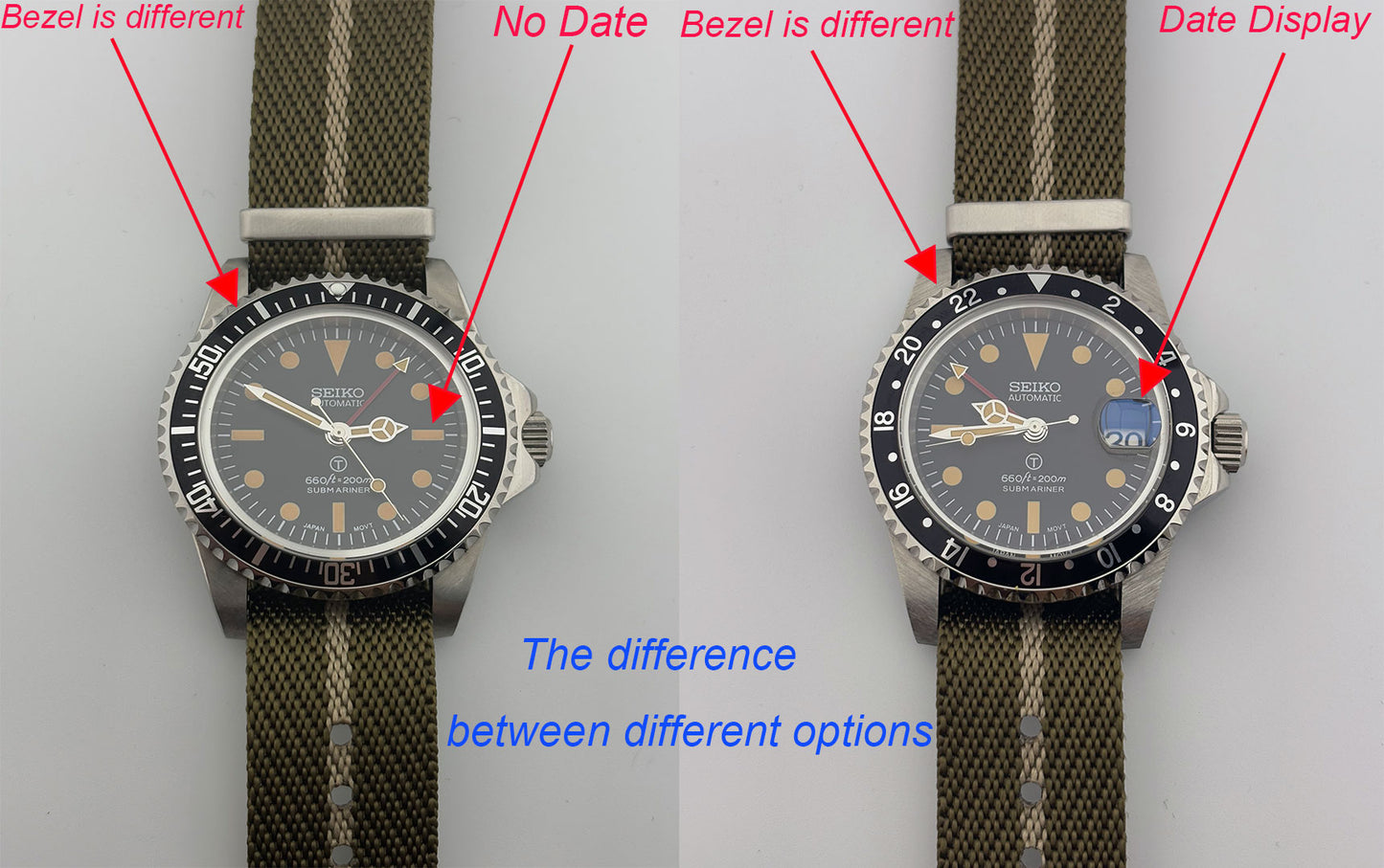 Custom SeikoMilsub Vintage GMT Mod