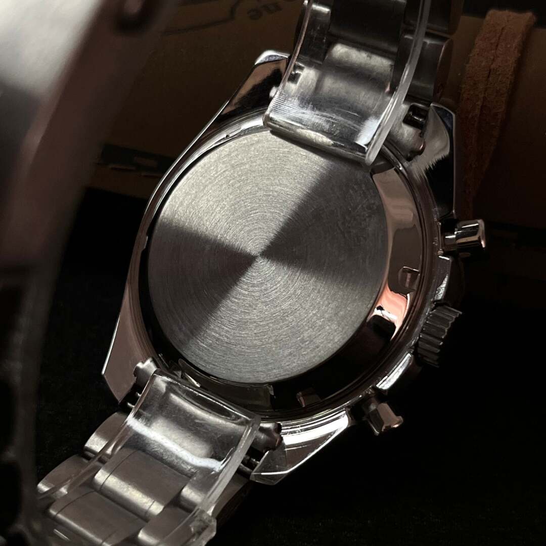 SeikoMod Speedmaster Moonwatch Black - Orange