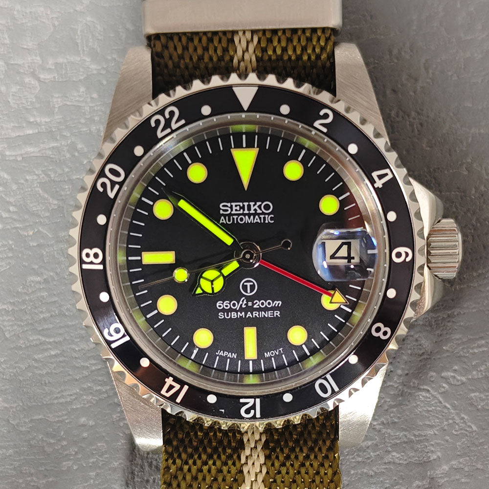 Custom SeikoMilsub Vintage GMT Mod