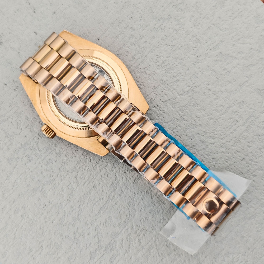 SeikoMod Datejust Sunburst Gold (Jubilee)