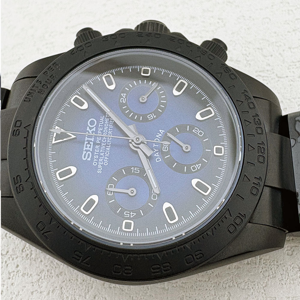 SeikoMod Daytona Black