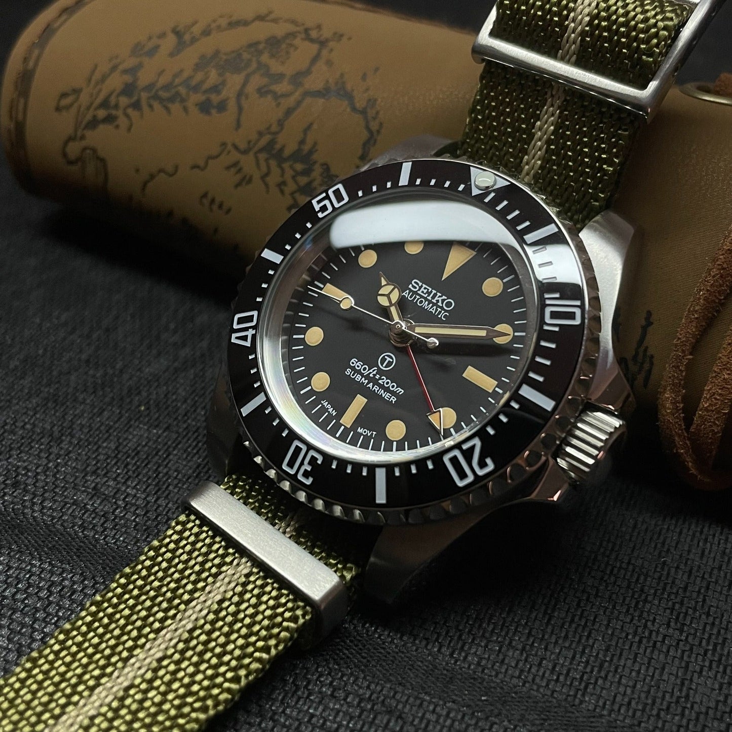 Custom SeikoMilsub Vintage GMT Mod