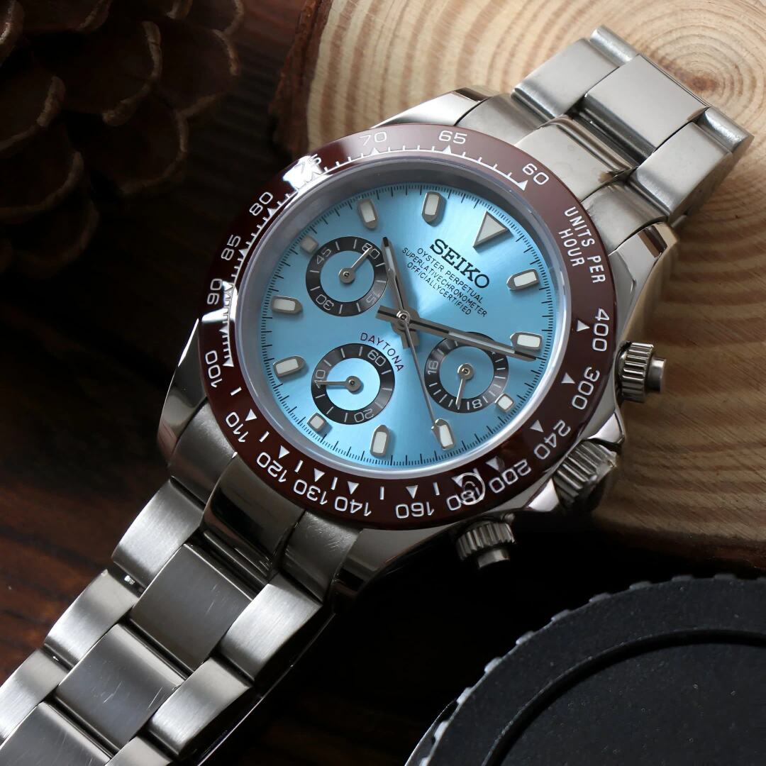 SeikoMod Daytona Ceramic White