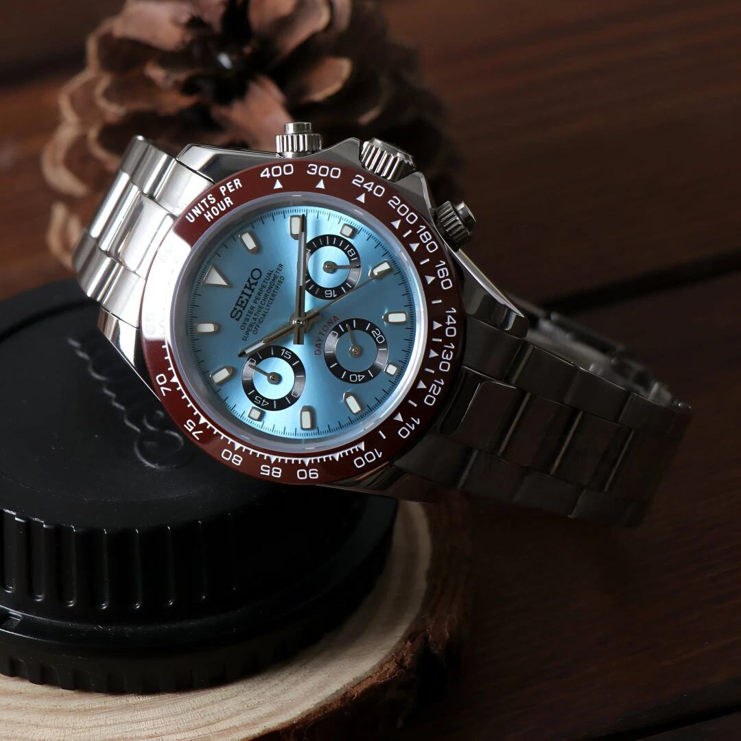 SeikoMod Daytona Ceramic White
