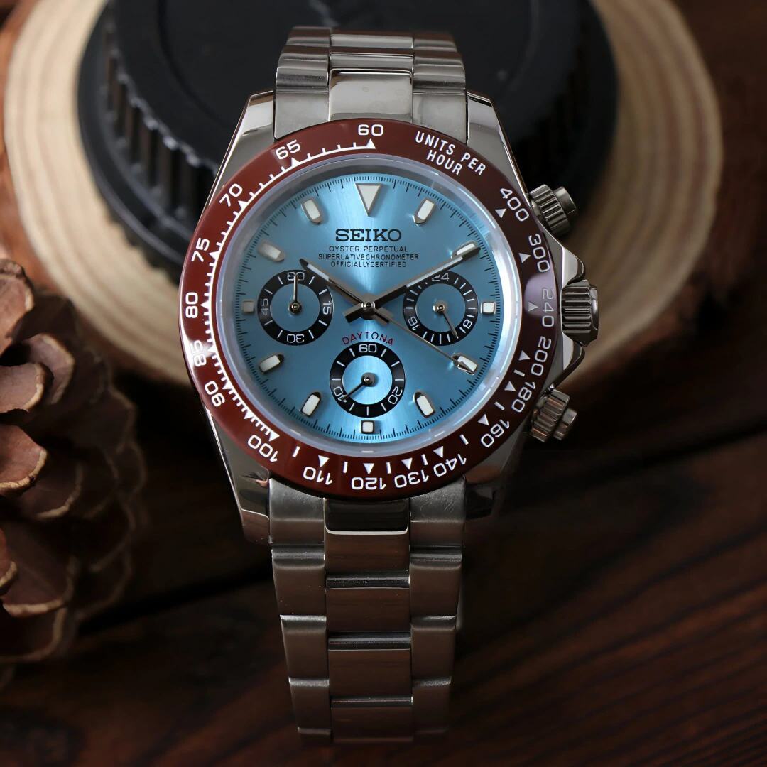 SeikoMod Daytona Ceramic White