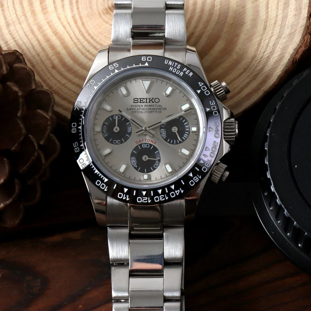 SeikoMod Daytona Bronze