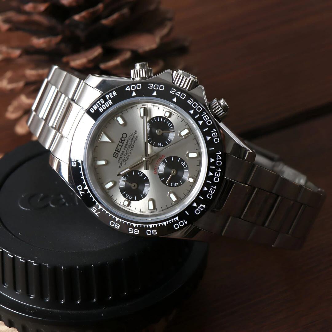 SeikoMod Daytona Bronze