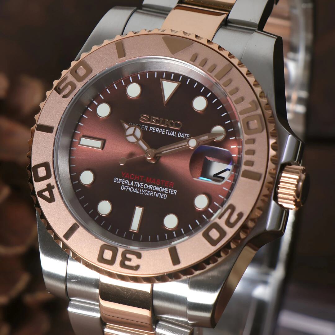 SeikoMod Yacht Master Rose