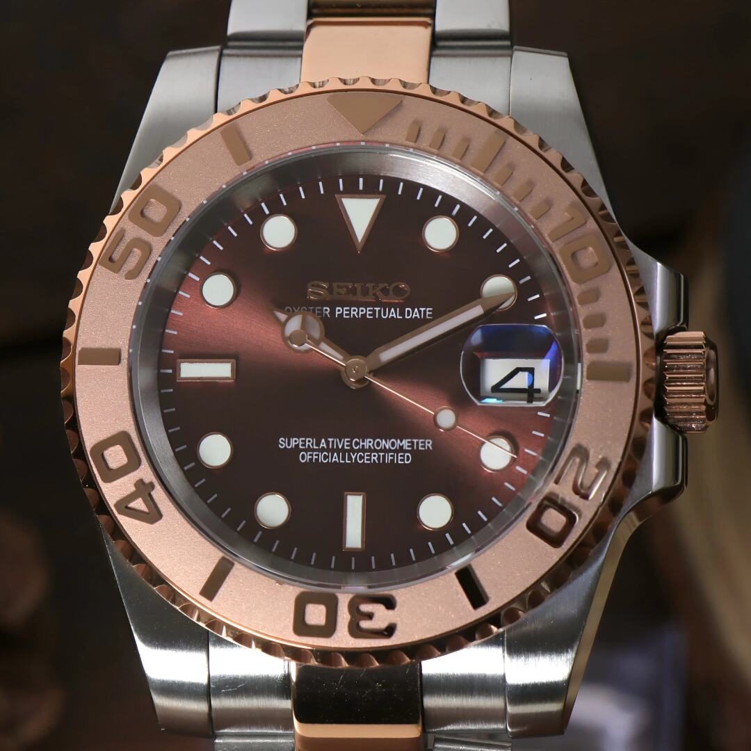 SeikoMod Yacht Master Rose