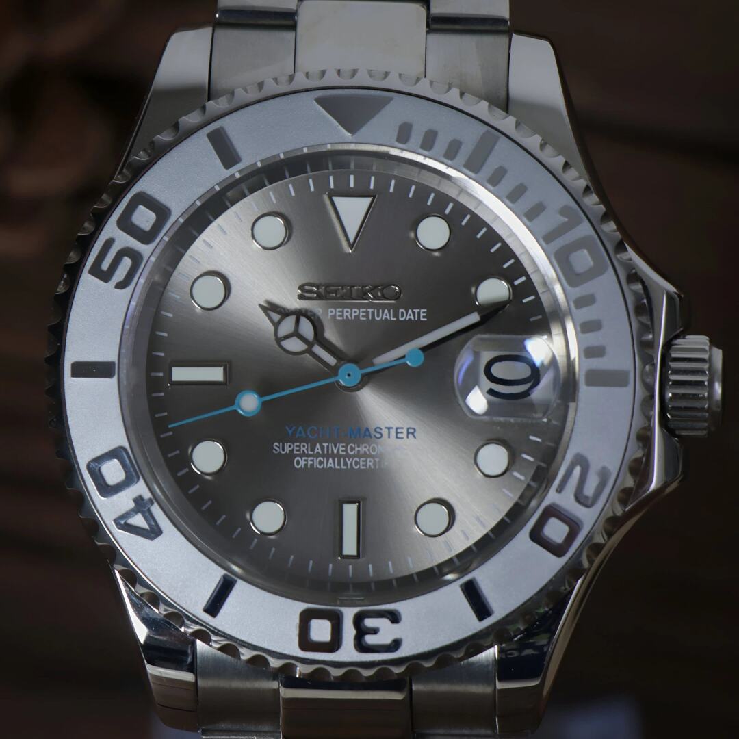 SeikoMod Yacht Master Grey