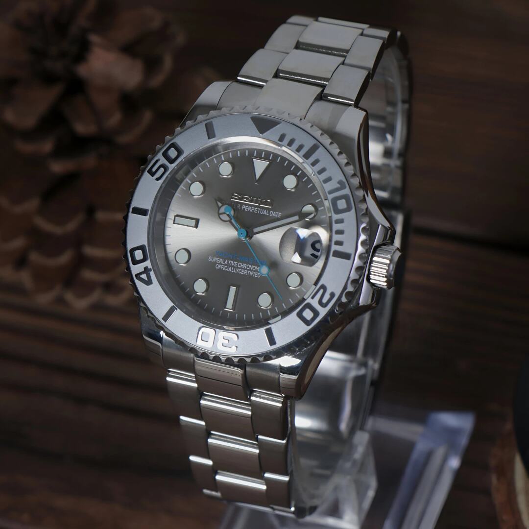 SeikoMod Yacht Master Grey