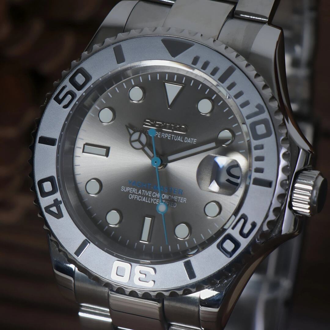 SeikoMod Yacht Master Grey