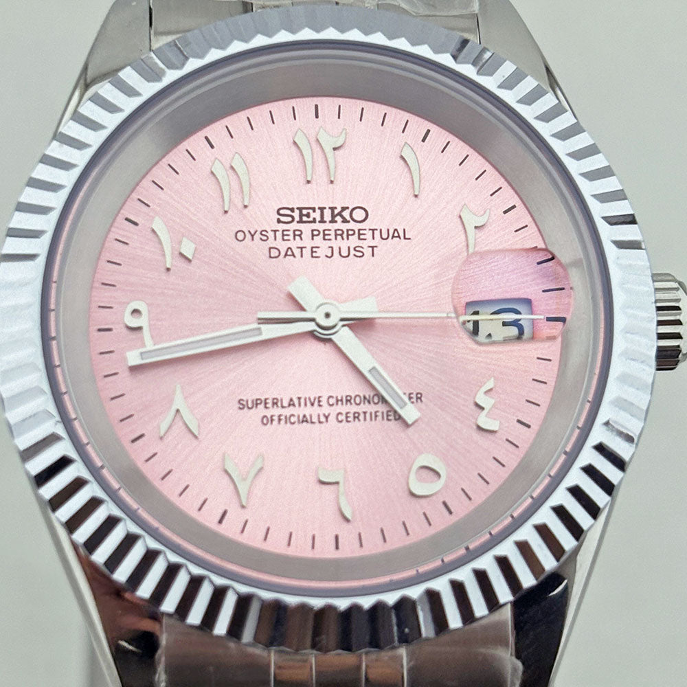 SeikoMod Datejust Sunburst Fans Arab