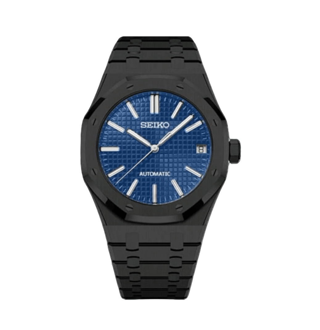 SeikoMod Royal Oak Black - Blue