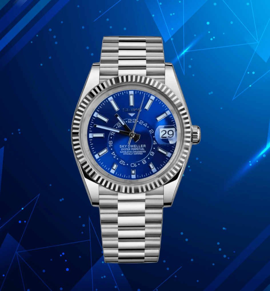 SeikoMod Sky-Dweller ‘Steel Blue’
