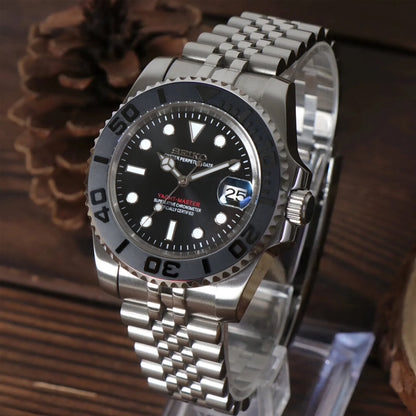 SeikoMod Yacht Master Silver nh35