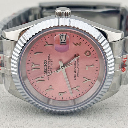 SeikoMod Datejust Sunburst Fans Arab