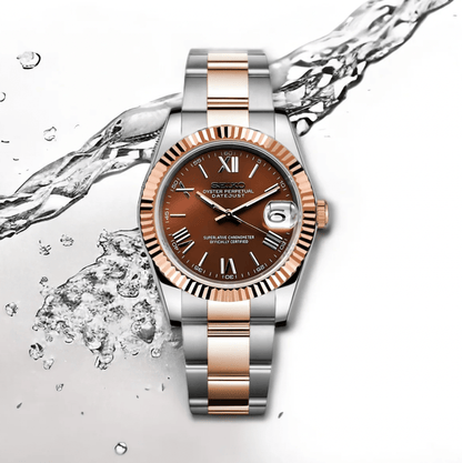 SeikoMod Datejust Chocolate Roman