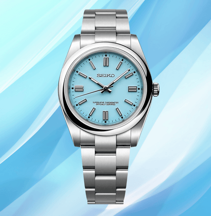 SeikoMod Datejust Oyster Tiffany Blue