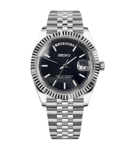SeikoMod Day-Date Classic Black