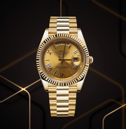 SeikoMod Day-Date Full Gold