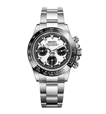 SeikoMod Daytona White Ceramic