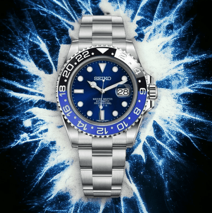 SeikoMod GMT Ocean Blue