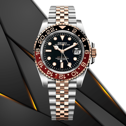 SeikoMod GMT Twotone Coke