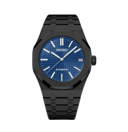 SeikoMod Royal Oak Black - Blue