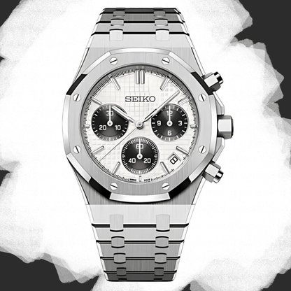 SeikoMod Royal Oak Chronograph Panda