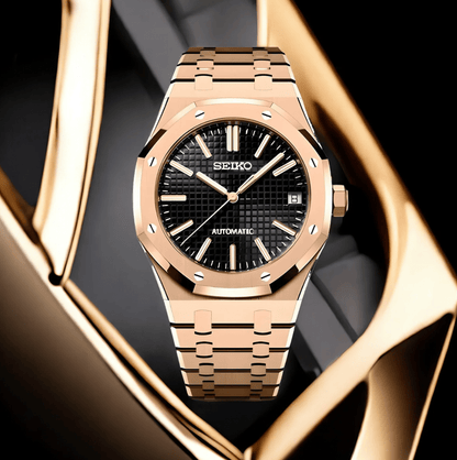 SeikoMod Royal Oak Rose Gold
