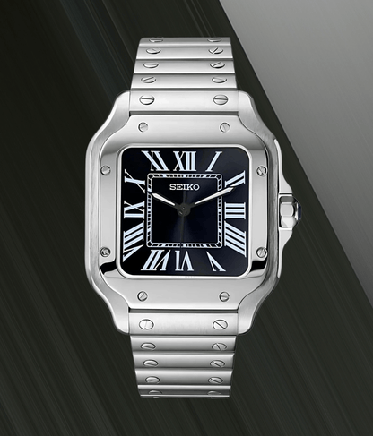 SeikoMod Santos Classic Black