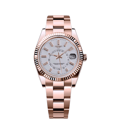 Sky-Dweller Rose Gold Classic White datejust