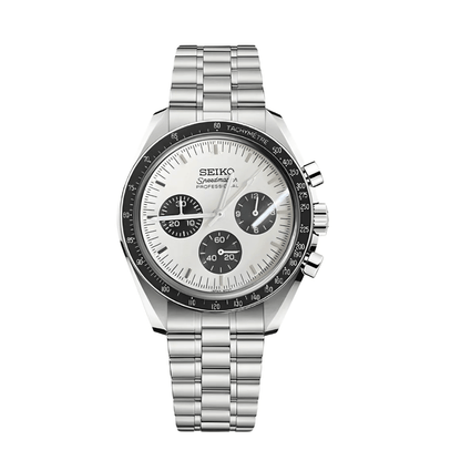 SeikoMod Speedmaster Moonwatch - White vk63 movement