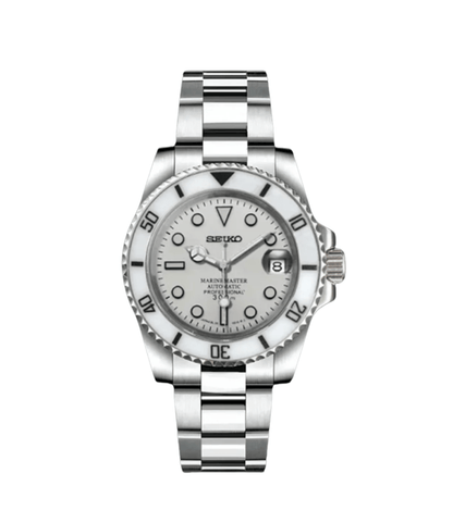 SeikoMod Submariner White dial